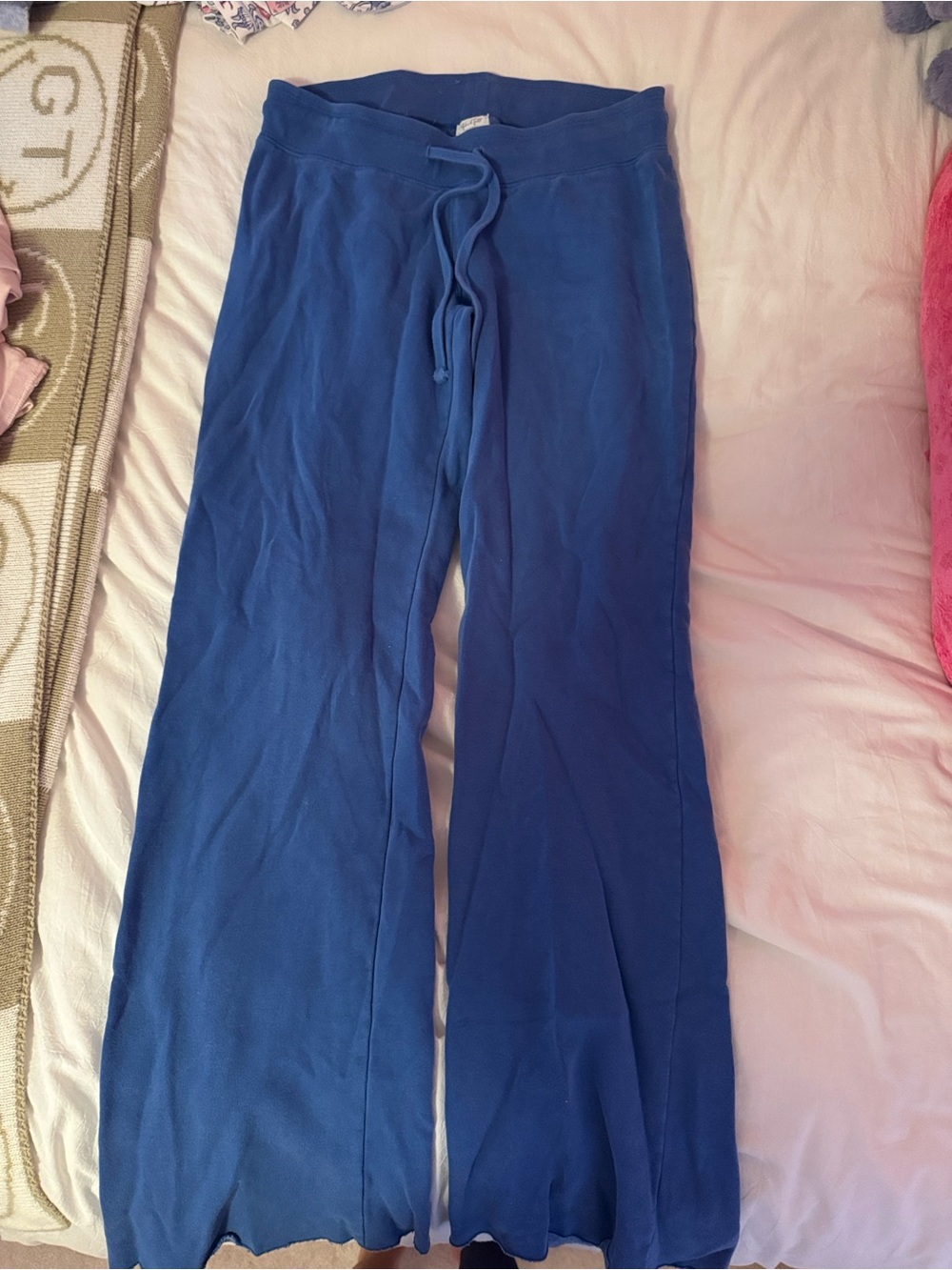 Brandy Blue Drawstring Wide-Leg Sweatpants
